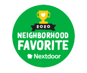 Nextdoor 2021 Neighborhood Favorite award badge
