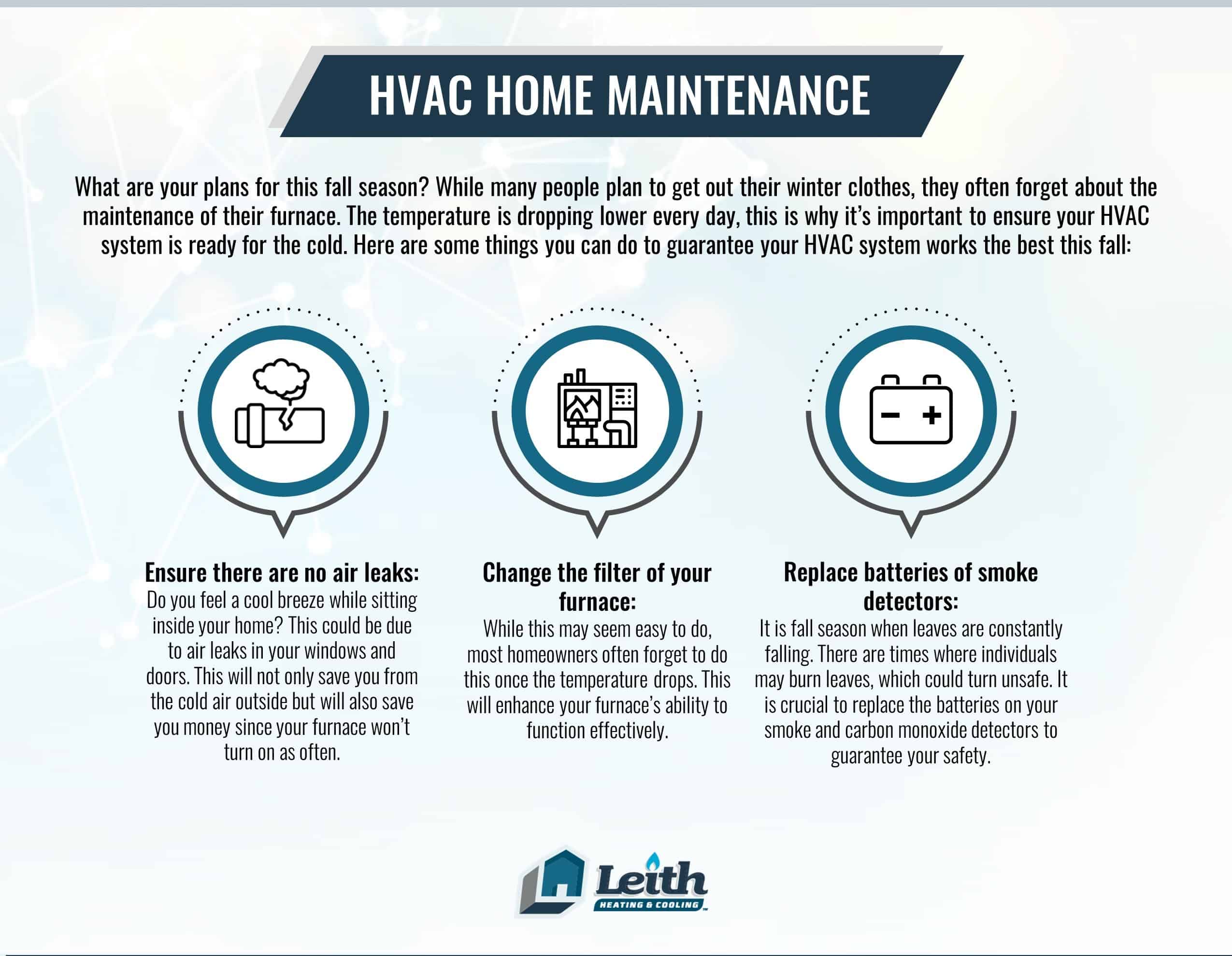HVAC Home Mantenance for the Chilly Season
