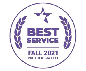 Best Service Fall 2021 NiceJob badge